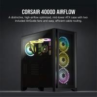 CORSAIR 4000D 2x120mm fan GAMING MID-TOWER PC KASASI CC-9011200-WW